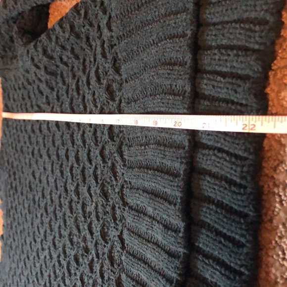 Dark Green Knit Sweater - Picture 3 of 8